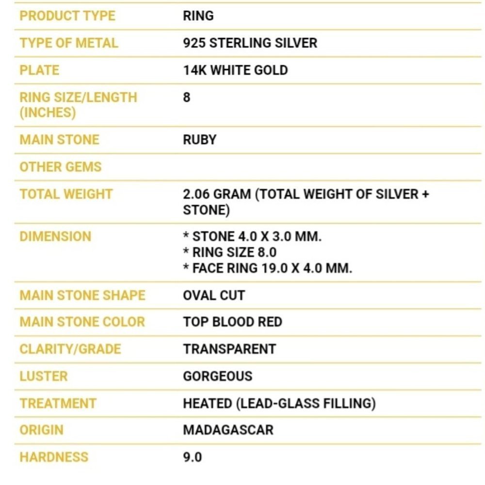 Ruby Ring, Stackable Rings Silver, Birthstone Dai… - image 5